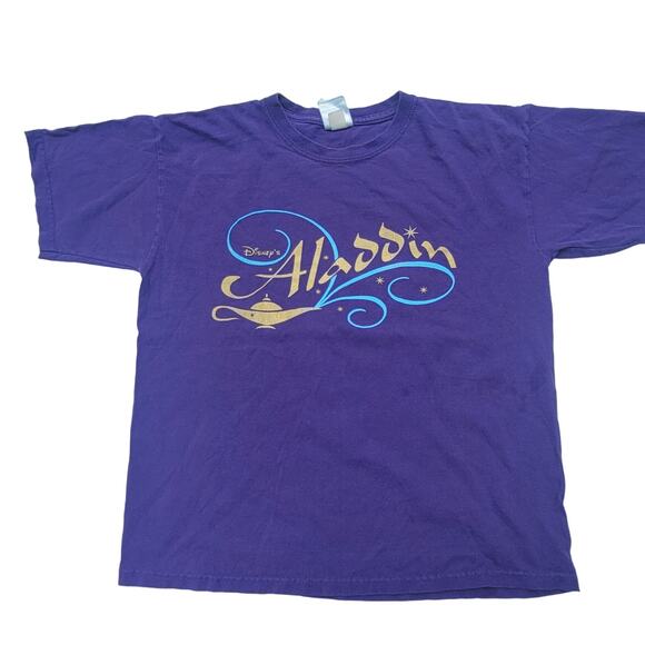 Disney Other - Vtg Disney Aladdin baby tee cropped shirt